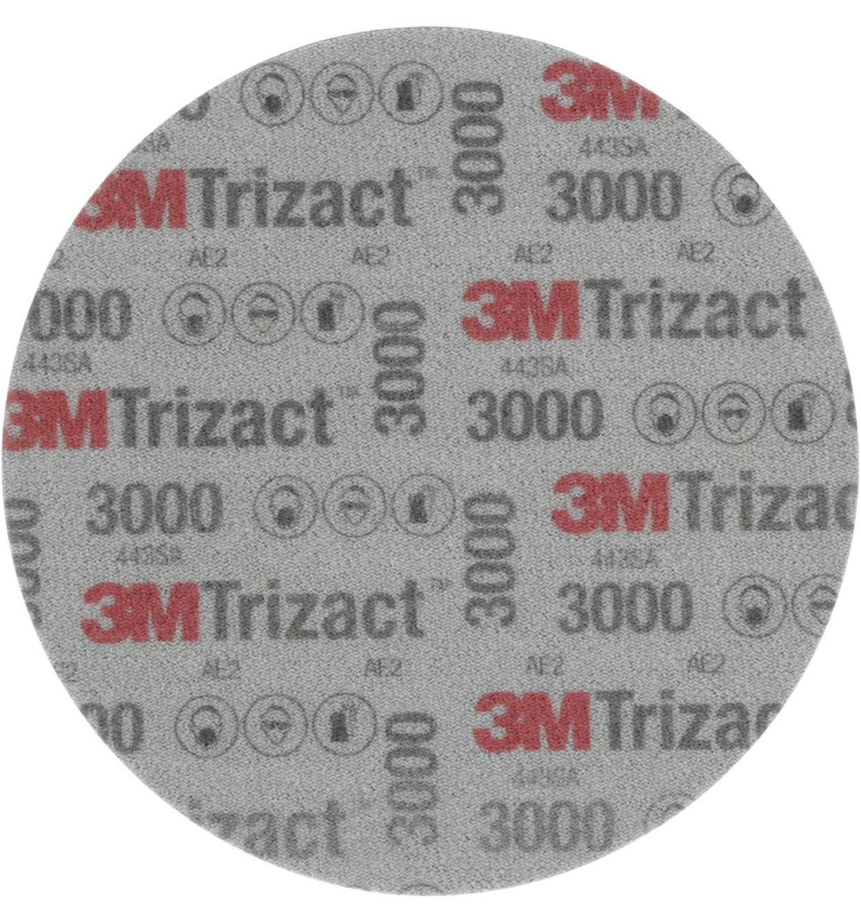 3M™ Trizact™ Hookit™ 6" Foam Abrasive Disc P3000 443SA 02085