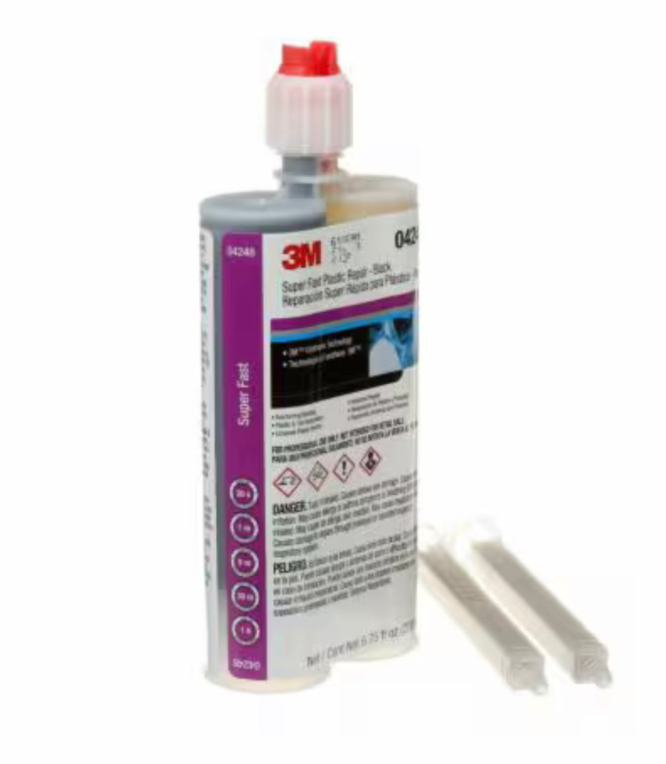 3M Super Fast Repair Adhesive 04248 200ml Black