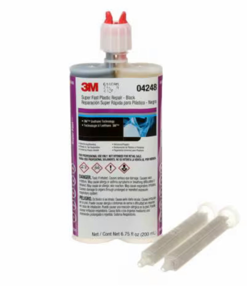 3M Super Fast Repair Adhesive 04248 200ml Black