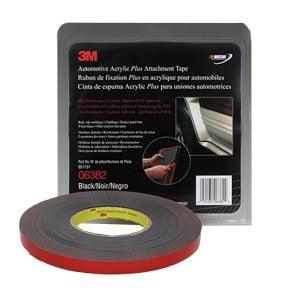 3M™ Automotive Acrylic Plus Attachment Tape 06382, black, 1/2 inch x 20 yard, 45 mil | Buy Online | RefinishMall.com 