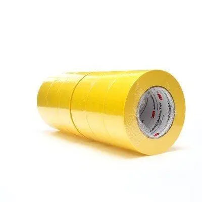 Professional Grade 2 Inch Masking Tape -Competes with 3M 6656 Yellow - 24  Rolls