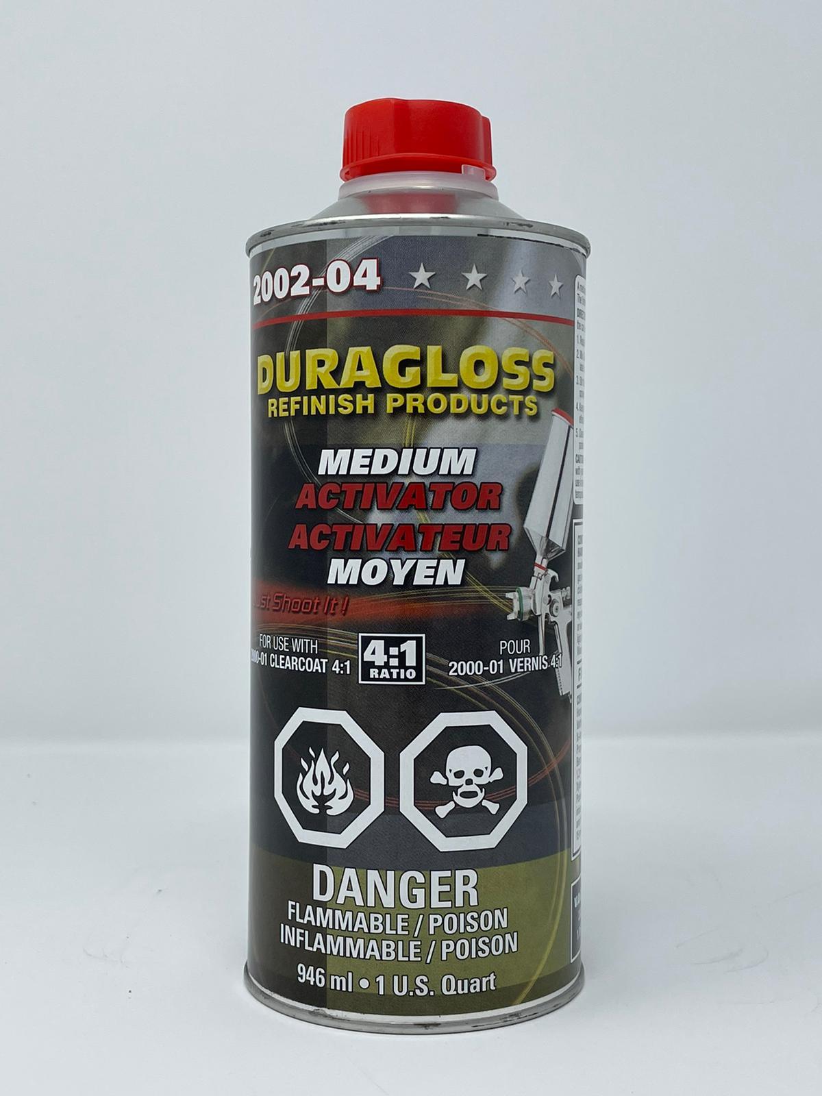 Duragloss 4:1 Clearcoat Clear 3.78L (1 US Gallon) – Buy Online at RefinishMall.com